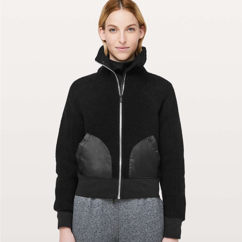 lululemon athletica Black Teddy Jacket